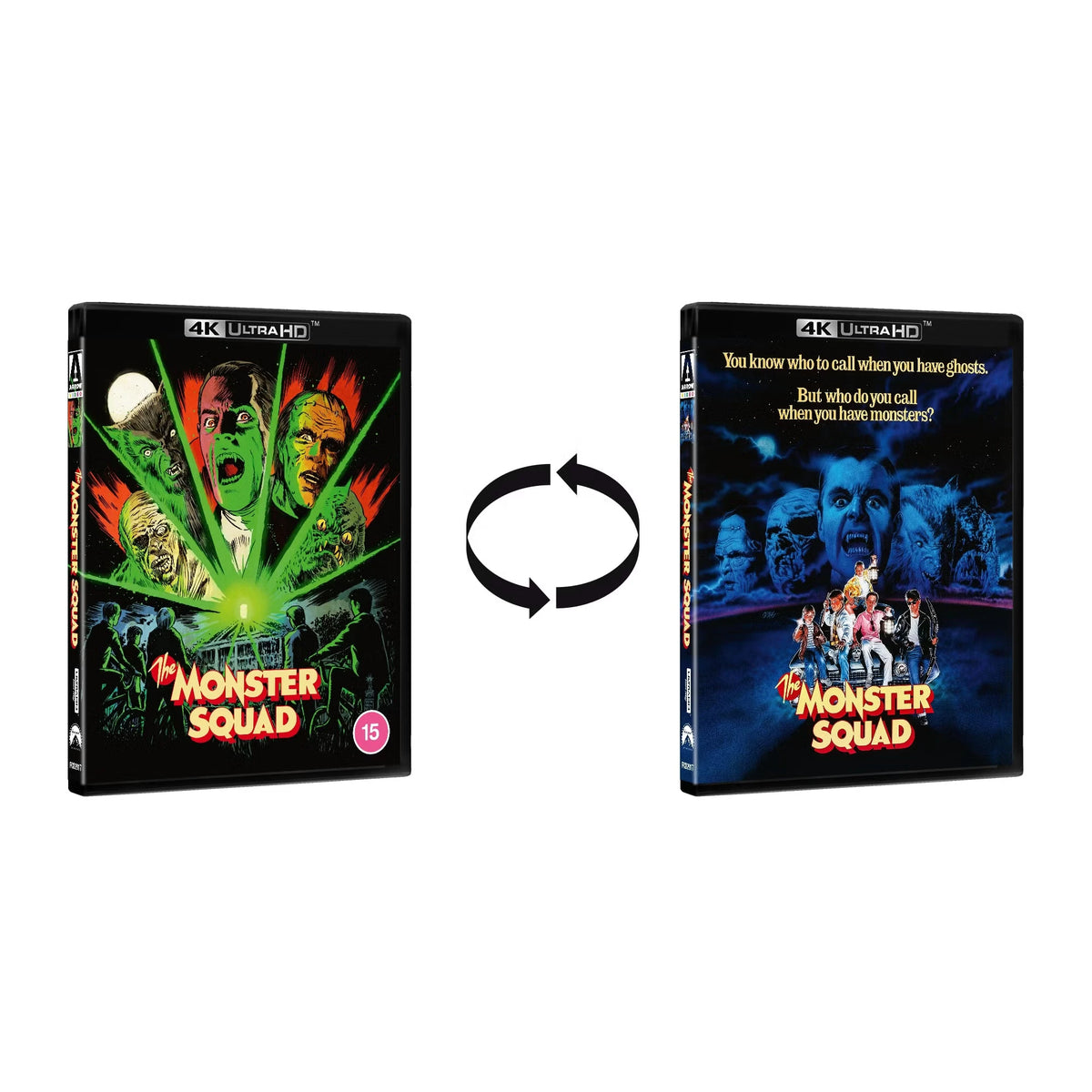 Reversible cover of The Monster Squad Limited Edition (UK Import) [4K Ultra HD + Region B Blu-ray]