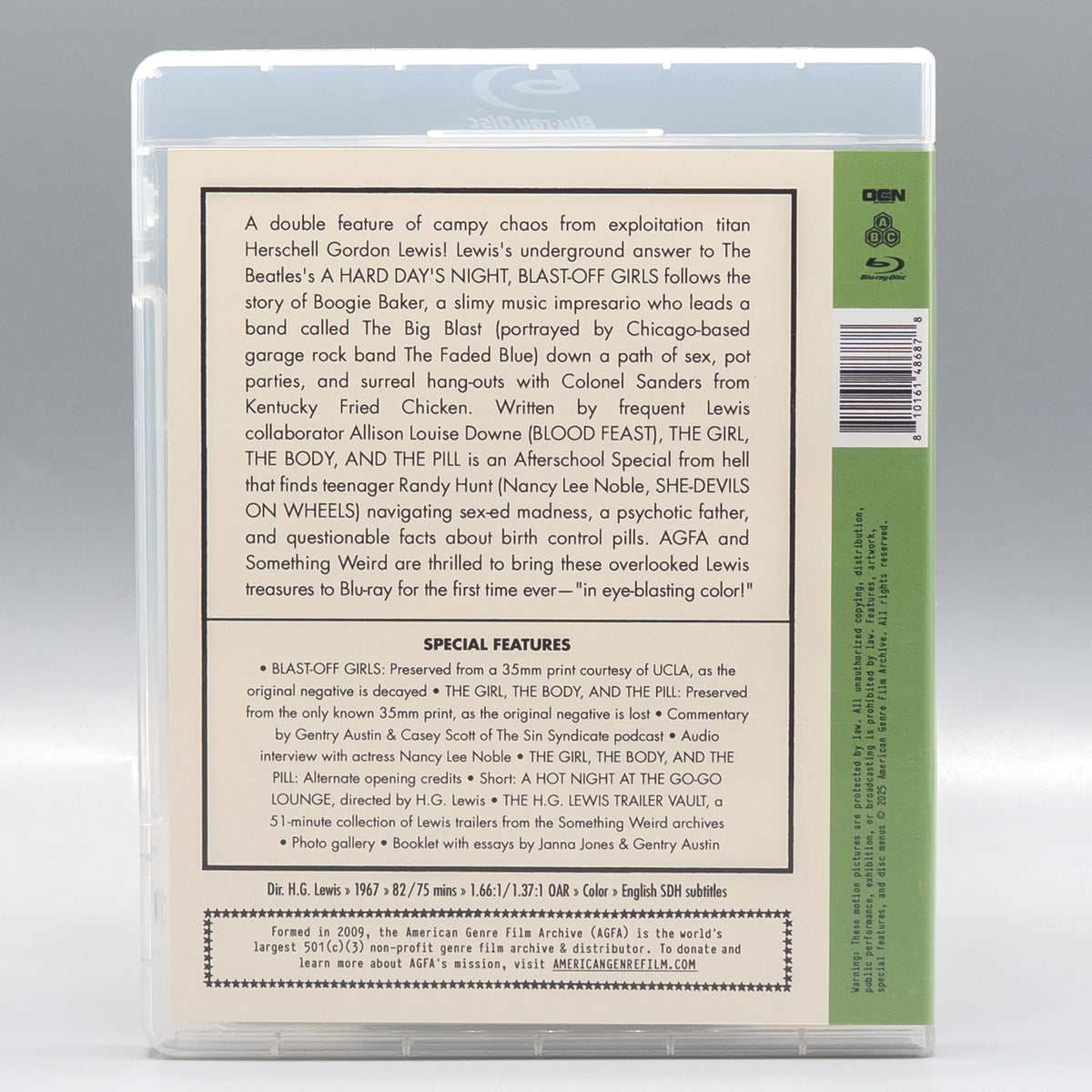 Back case of Blast-Off Girls + The Girl, The Body, and the Pill [Blu-ray]
