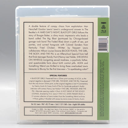 Back case of Blast-Off Girls + The Girl, The Body, and the Pill [Blu-ray]