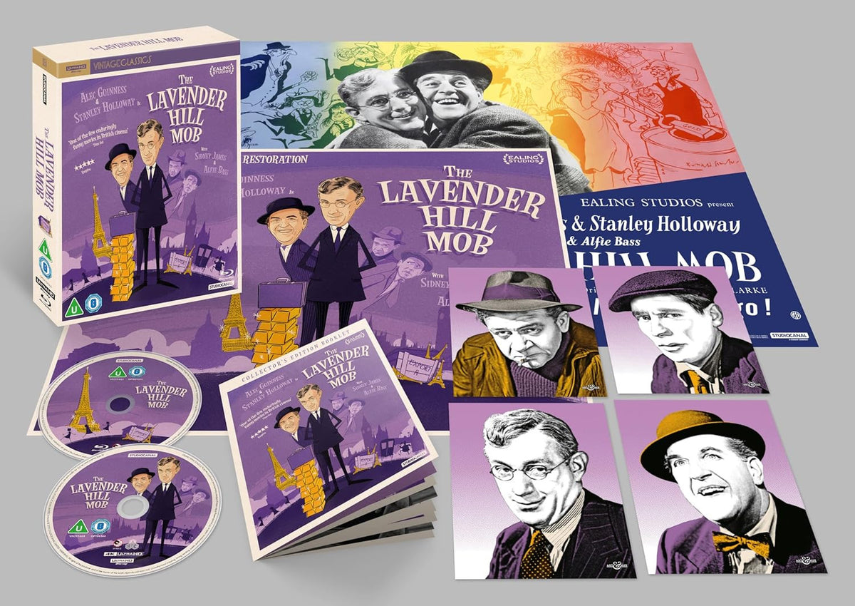 Packshot of The Lavender Hill Mob Collector's Edition (UK Import) [4K Ultra HD + Region B Blu-ray]