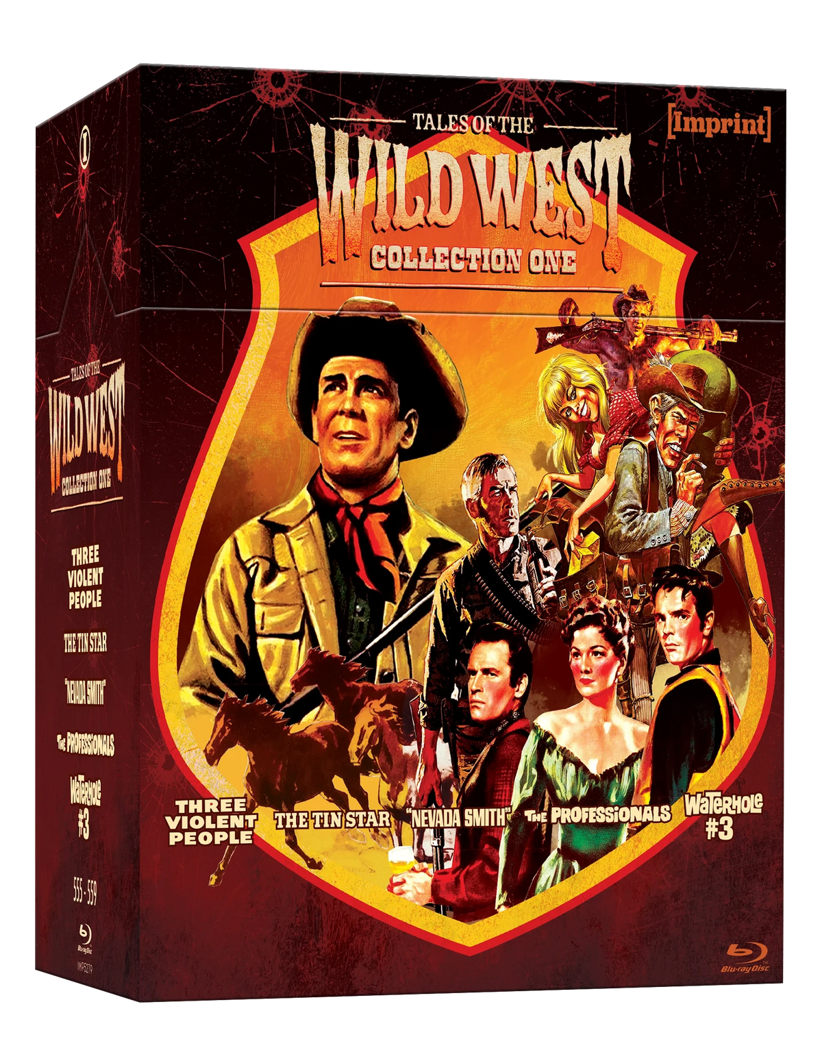 Front cover of Tales of the Wild West: Collection One Limited Edition 5-Disc Hardbox [Blu-ray] (Australian Import)