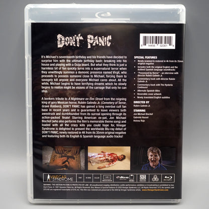 Back cover for Don't Panic [Blu-ray]