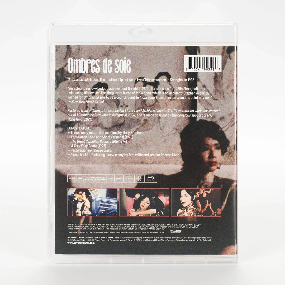 Back case of Ombres de soie [Blu-ray]