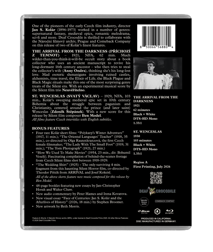 Back case of Jan S. Kolar Czech Silents Deluxe Limited Edition [Blu-ray]