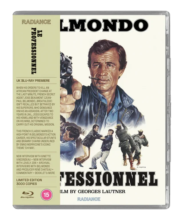 Front cover of Le professionnel [Limited Edition UK Import] [Region B Blu-ray]