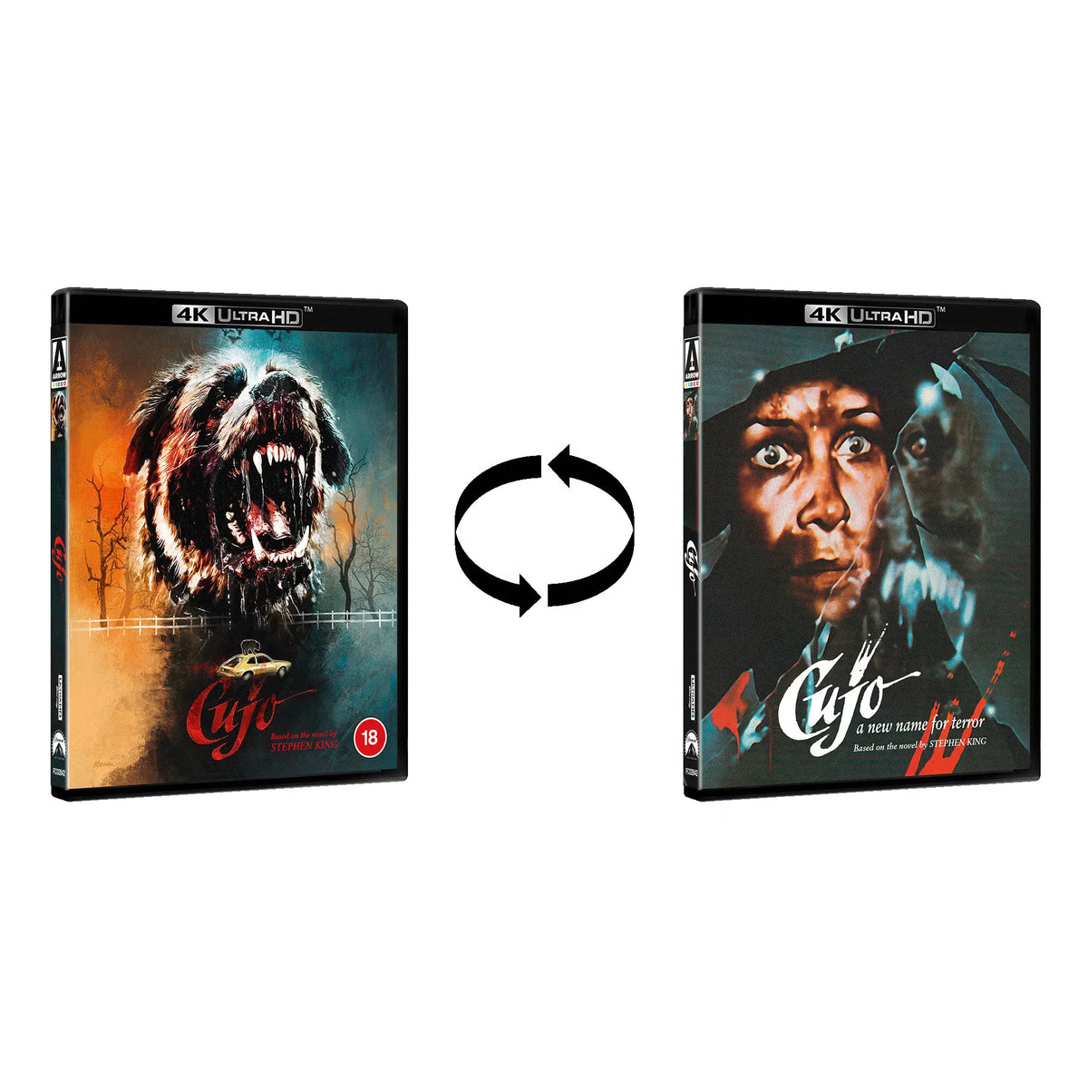 Reversible cover of Cujo Limited Edition (UK Import) [4K Ultra HD + Region B Blu-ray]