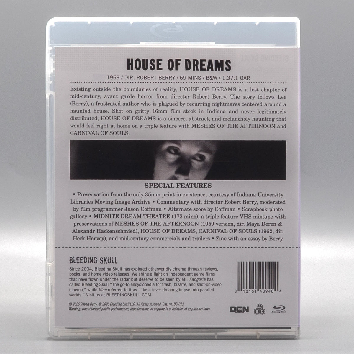 Back case of House of Dreams [Blu-ray]