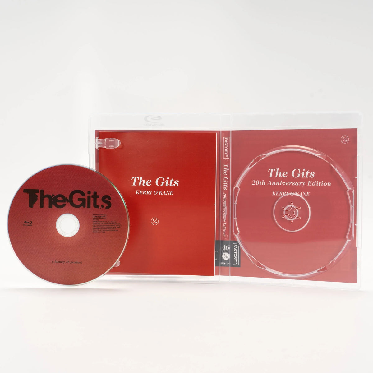 Open case showing disc art of The Gits Limited Edition [Blu-ray]