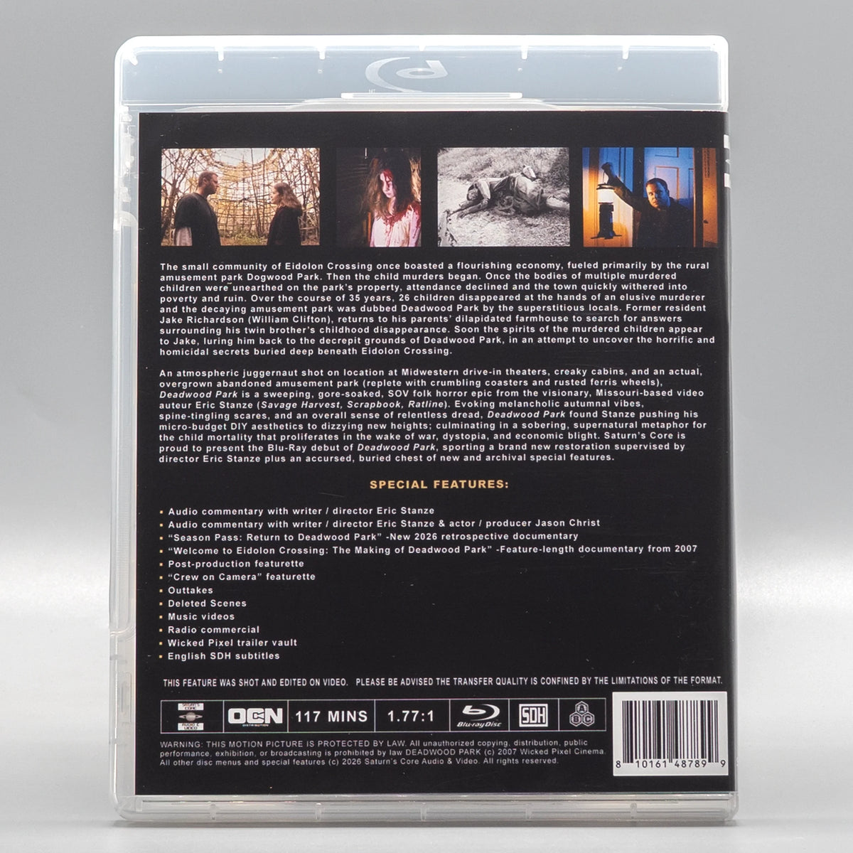 Back case of Deadwood Park [Blu-ray]