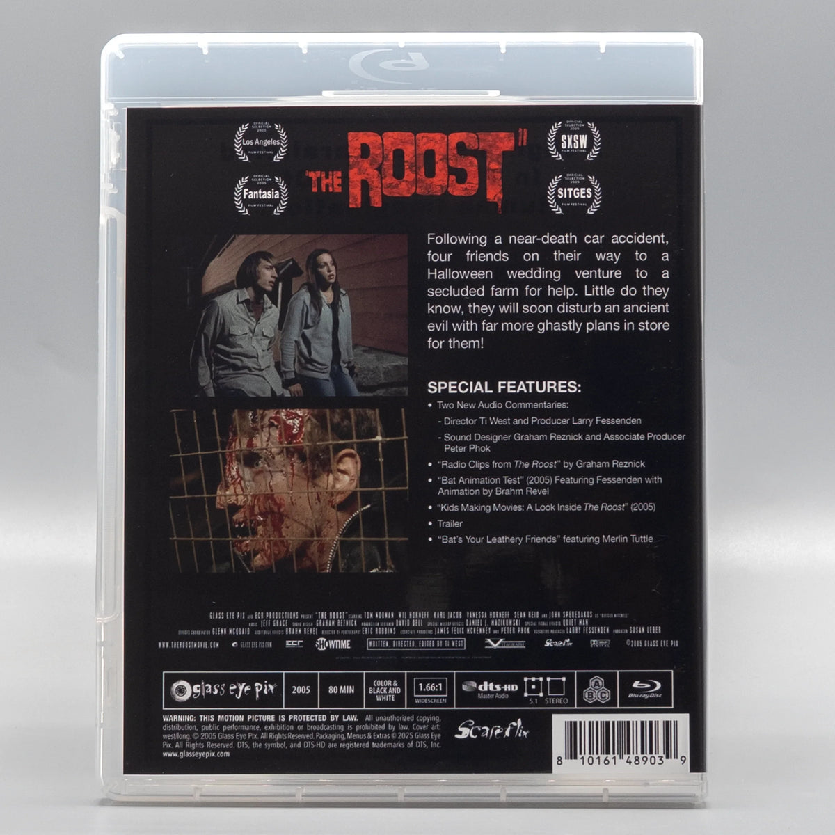 Back case of The Roost [Blu-ray]