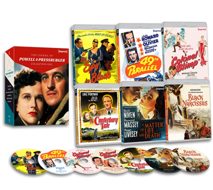 Box contents of Cinema Of Powell & Pressburger - Collection One (1939 - 1947) Hardbox [Blu-ray] (Australian Import)