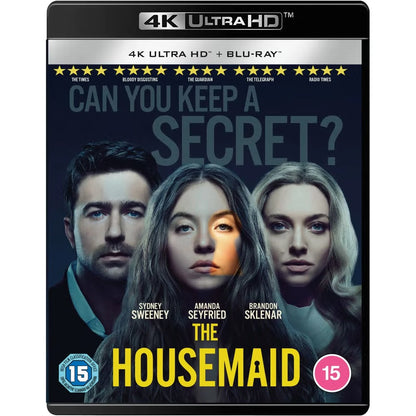 Front cover of The Housemaid (2025) (UK Import) [4K Ultra HD + Region B Blu-ray]