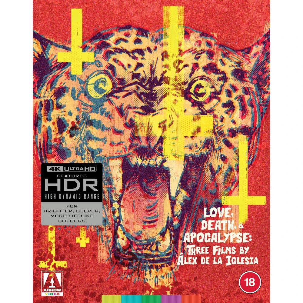 Front cover of Love, Death & Apocalypse: 3 Films by Alex de la Iglesia Limited Ed [4K Ultra HD]
