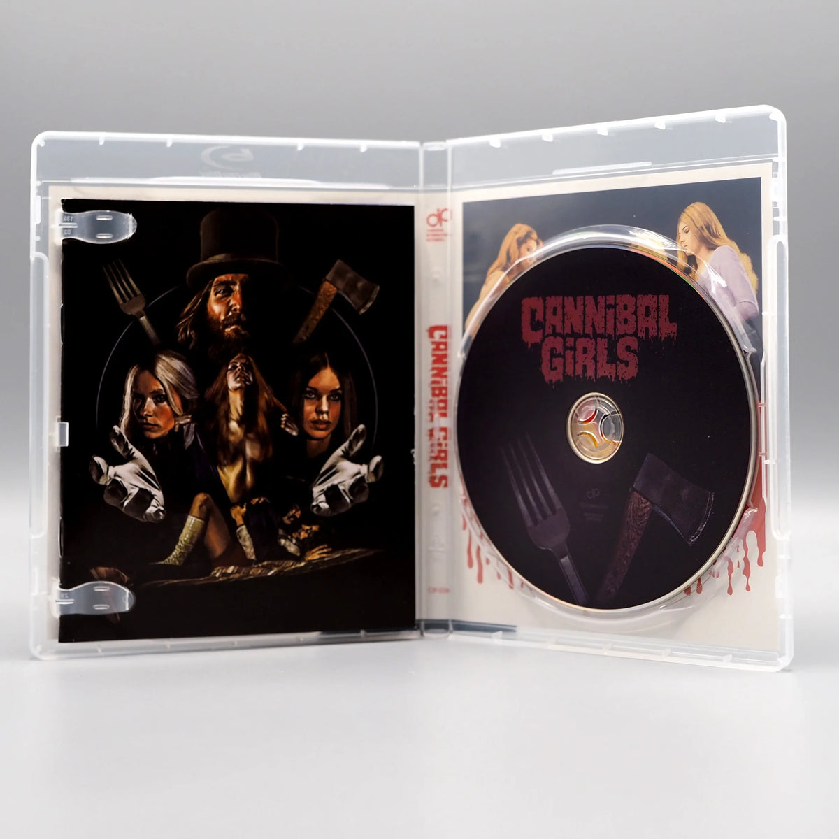 Open case of Cannibal Girls Limited Edition [Blu-ray]