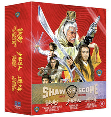 Front cover of Shawscope Triple Feature (UK Import) [Region B Blu-ray]