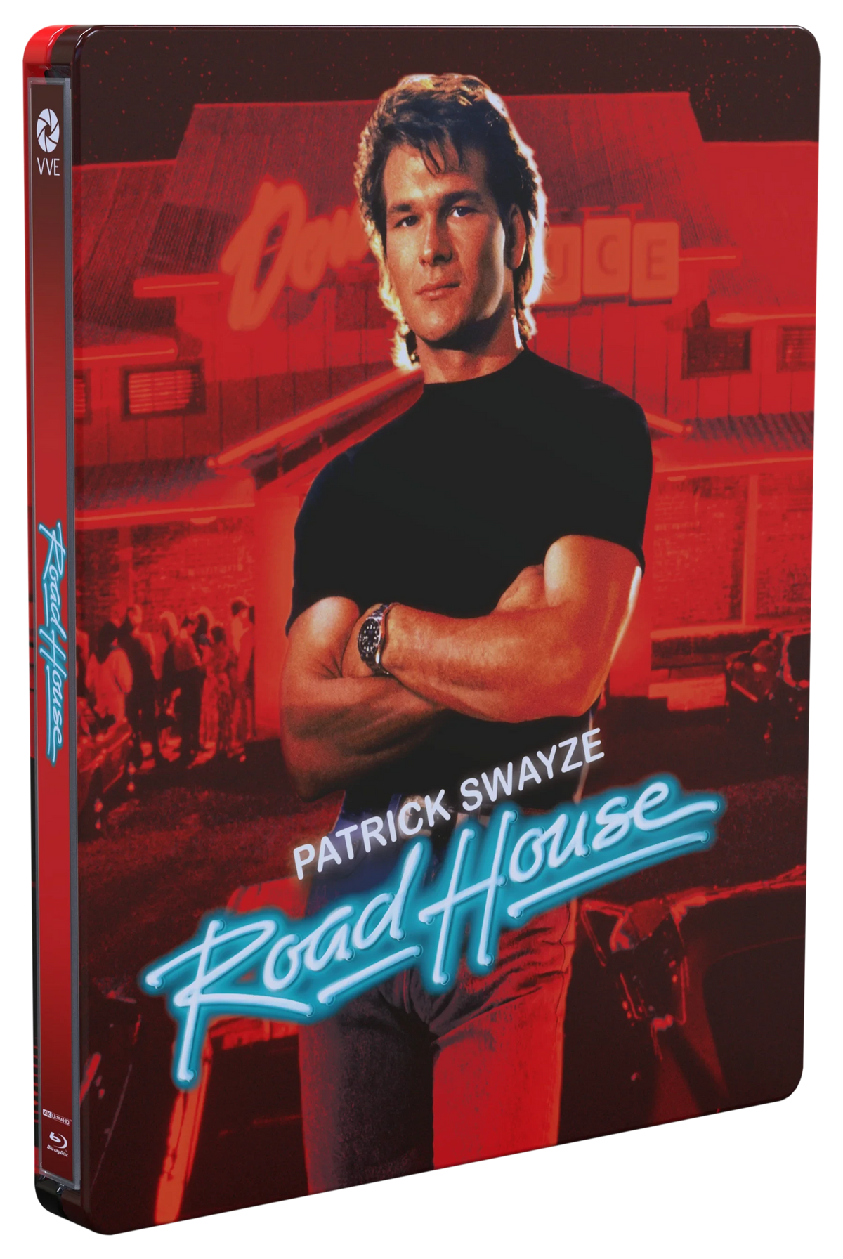 Front cover of Road House (1989) Limited Edition Steelbook in Hardcase [4K Ultra HD + Blu-ray] (Australian Import)