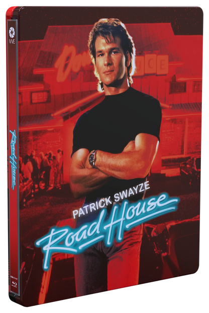 Front cover of Road House (1989) Limited Edition Steelbook in Hardcase [4K Ultra HD + Blu-ray] (Australian Import)