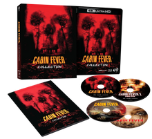 Box contents of Cabin Fever Collection (2002 - 2016) Limited Edition Hardcase [4K Ultra HD + Blu-ray] (Australian Import)