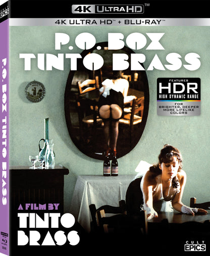 Front cover of P.O. Box Tinto Brass [4K Ultra HD + Blu-ray]