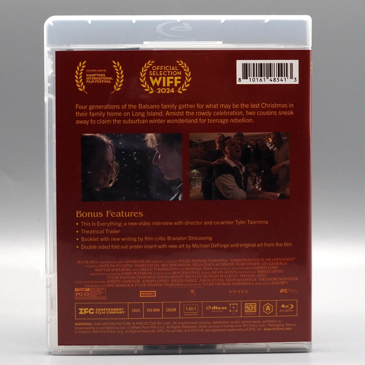 Back case of Christmas Eve In Miller's Point [Blu-ray]