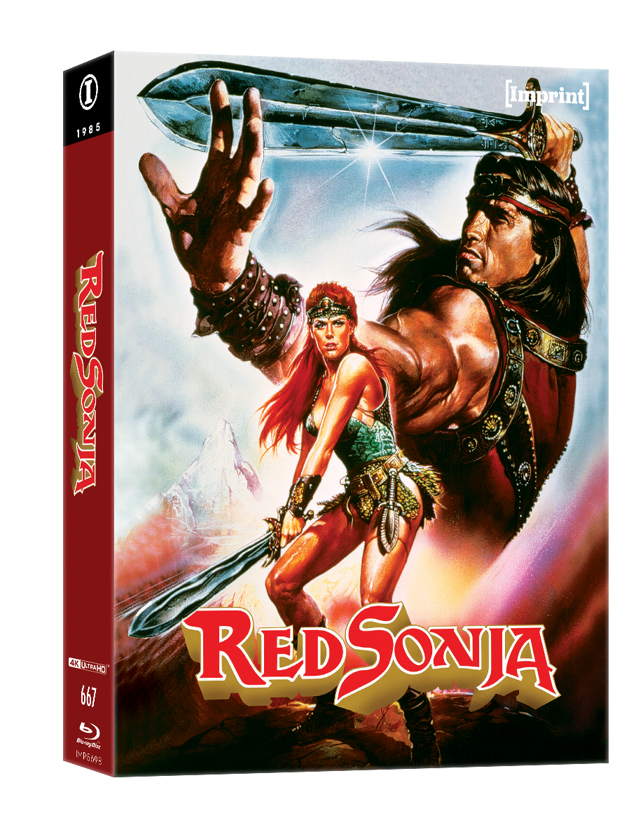 Front cover of Red Sonja (1985) Steelbook Lenticular [4K Ultra HD + Blu-ray]