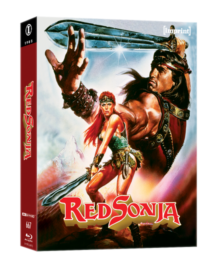Front cover of Red Sonja (1985) Steelbook Lenticular [4K Ultra HD + Blu-ray]