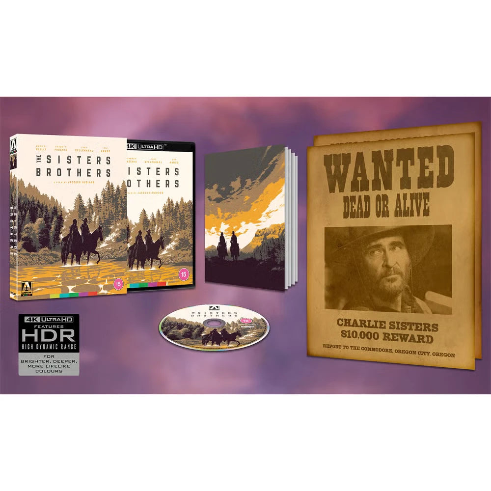 Box contents of The Sisters Brothers Limited Edition (UK Import) [4K Ultra HD]