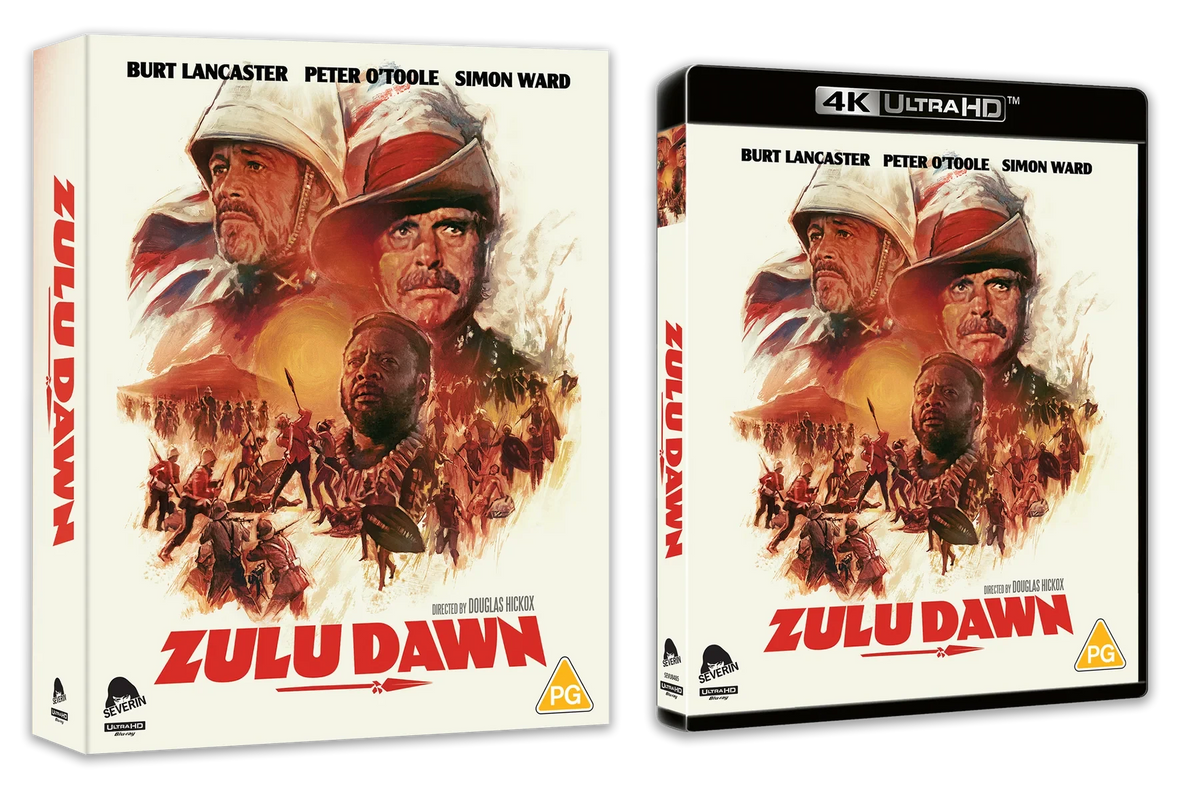 Front cover and case of Zulu Dawn Limited Edition (UK Import) [4K Ultra HD + Region B Blu-ray]