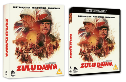 Front cover and case of Zulu Dawn Limited Edition (UK Import) [4K Ultra HD + Region B Blu-ray]
