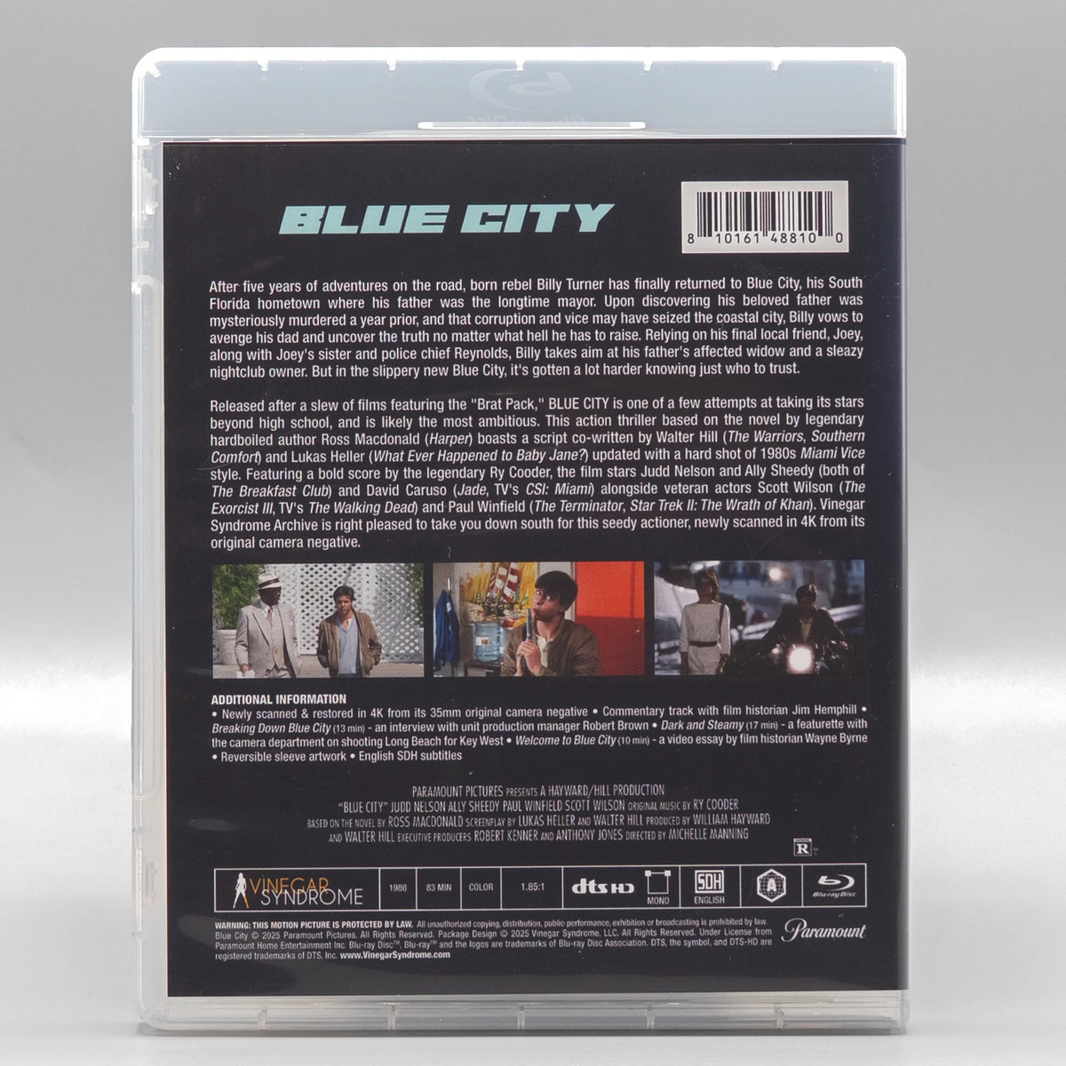 Back case of Blue City [Blu-ray]