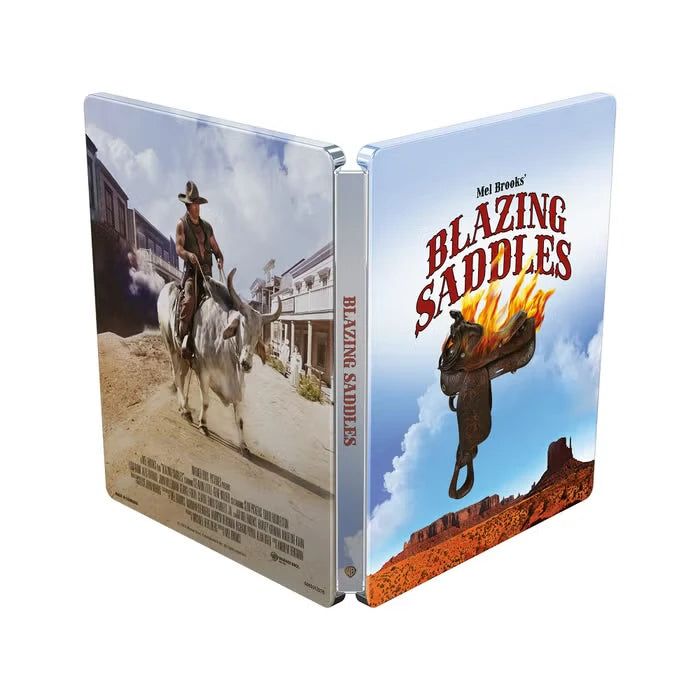 Steelbook from Blazing Saddles Collectors Edition Steelbook (UK Import) [4K Ultra HD + Blu-ray]