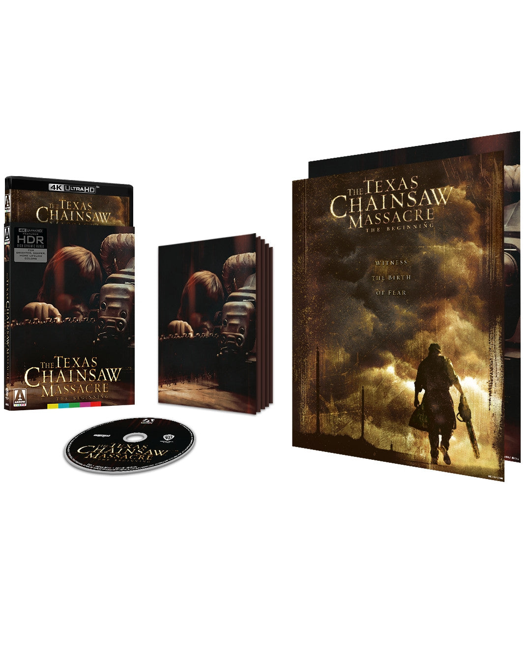 Box contents of The Texas Chainsaw Massacre: The Beginning [Limited Edition] [4K Ultra HD]