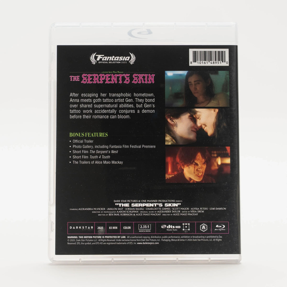 Back case of The Serpent's Skin Limited Edition [Blu-ray]