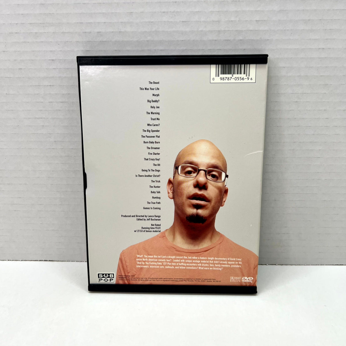 Back cover of Let America Laugh: David Cross [DVD]