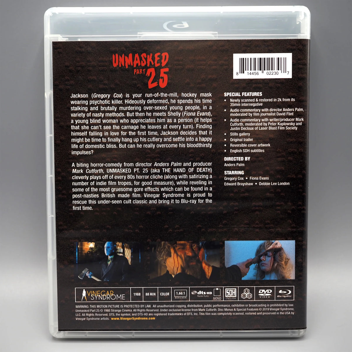 Back case of Unmasked Part 25 [Blu-ray + DVD]