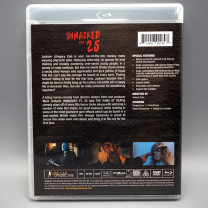 Back case of Unmasked Part 25 [Blu-ray + DVD]