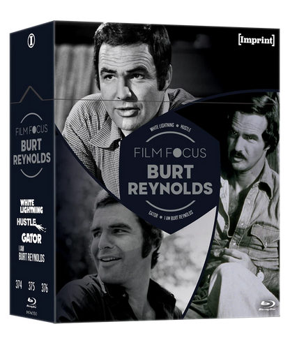 Front cover of Film Focus: Burt Reynolds (1973 - 1976) Limited Edition 4-Disc Hardbox [Blu-ray] (Australian Import)