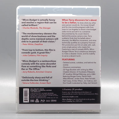 Back case of Micro Budget [Blu-ray]
