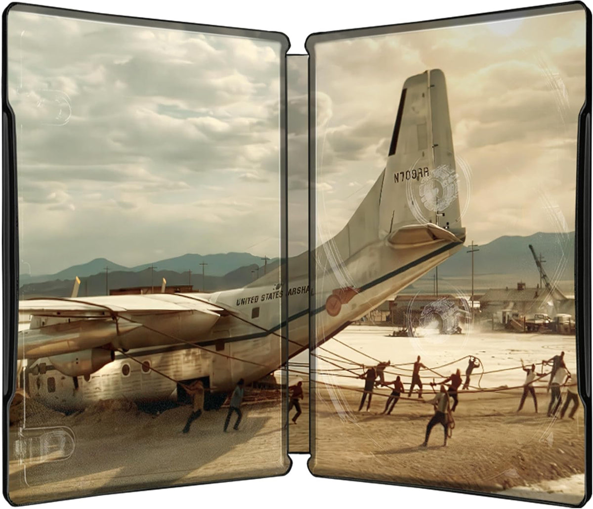 Inside case of Con Air Limited Edition Steelbook (UK Import) [4K Ultra HD + Blu-ray]