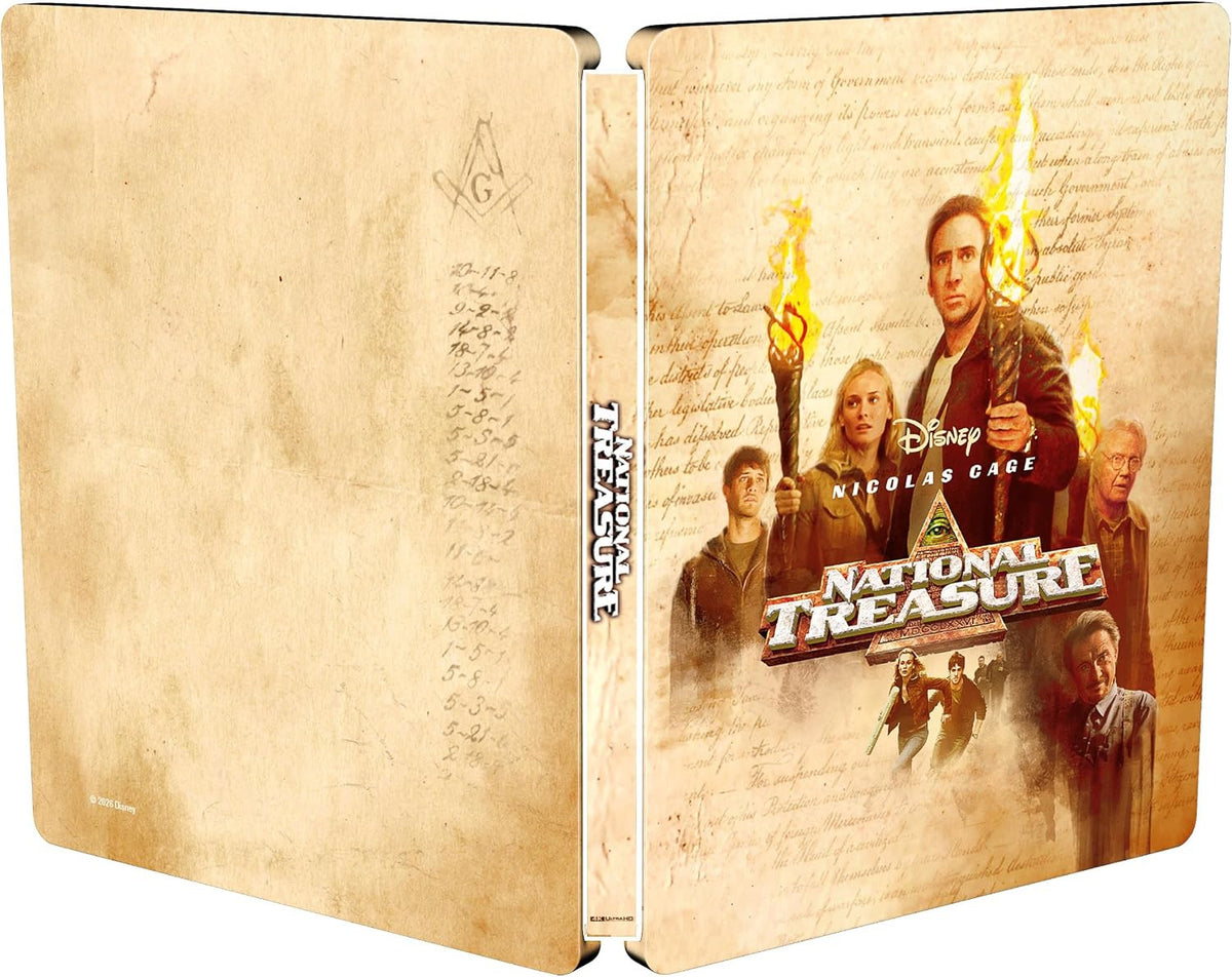 Full covers of National Treasure Limited Edition Steelbook (UK Import) [4K Ultra HD + Blu-ray]
