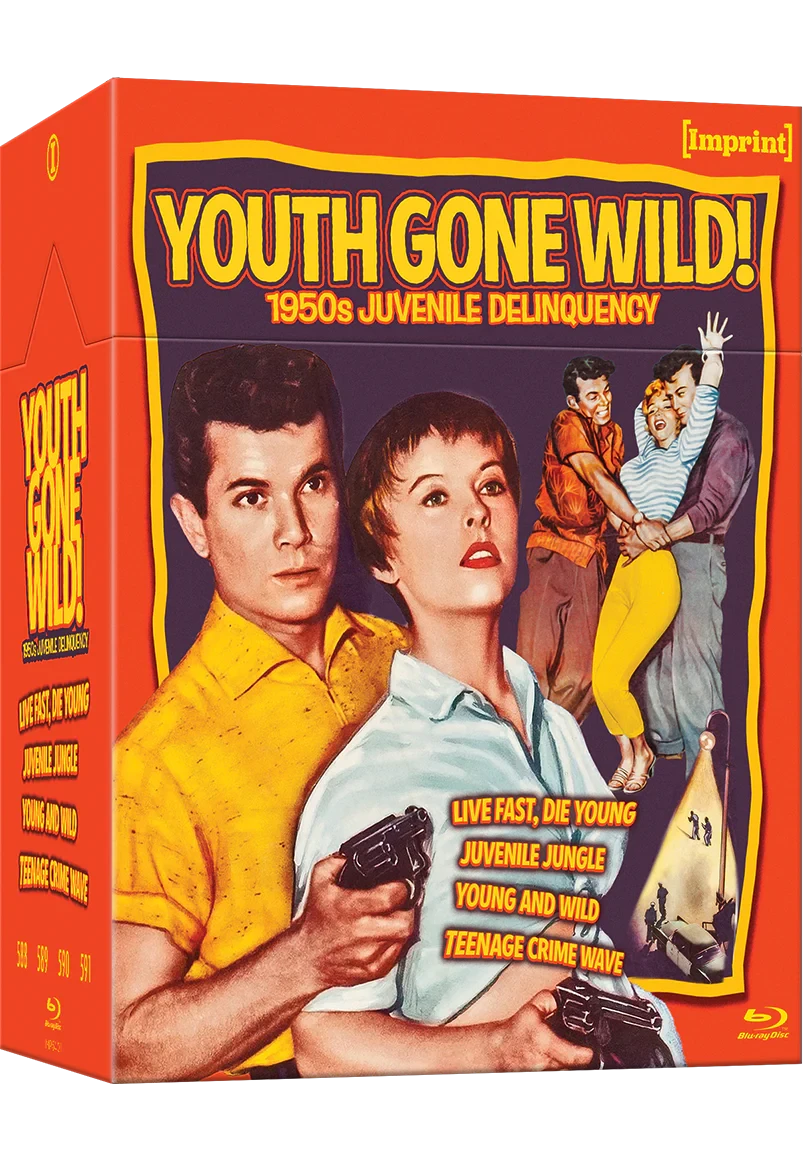 Front cover of Youth Gone Wild: 1950s Juvenile Delinquency (1955 - 1958) Limited Edition Hardbox [Blu-ray] (Australian Import)