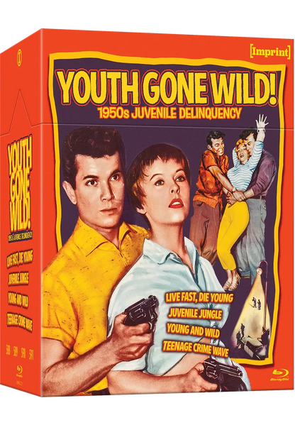 Front cover of Youth Gone Wild: 1950s Juvenile Delinquency (1955 - 1958) Limited Edition Hardbox [Blu-ray] (Australian Import)