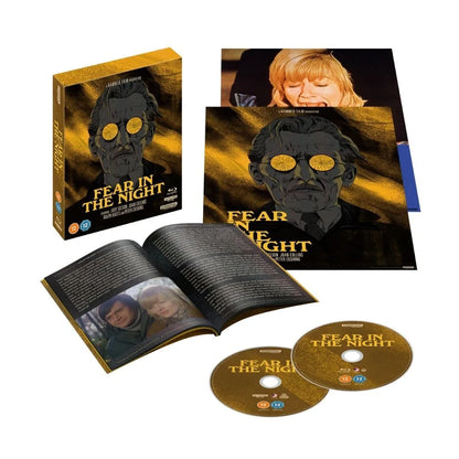 Box contents of Fear In The Night Limited Collector’s Edition (UK Import) [4K Ultra HD + Region B Blu-ray]