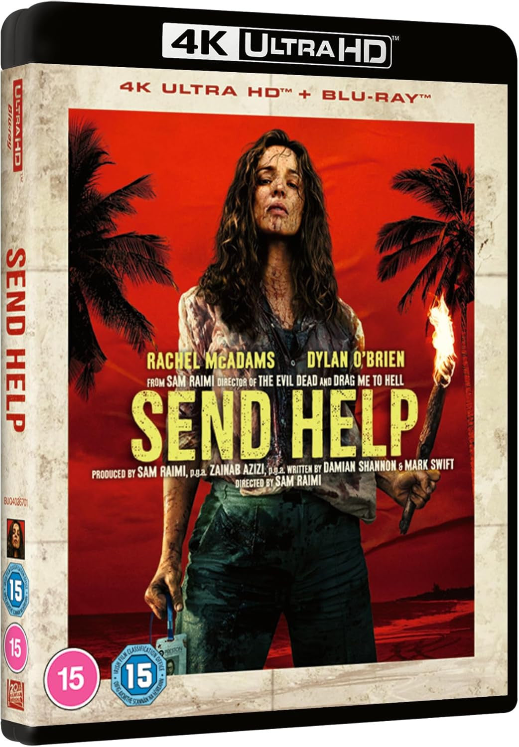3D art of Send Help (UK Import) [4K Ultra HD + Blu-ray]