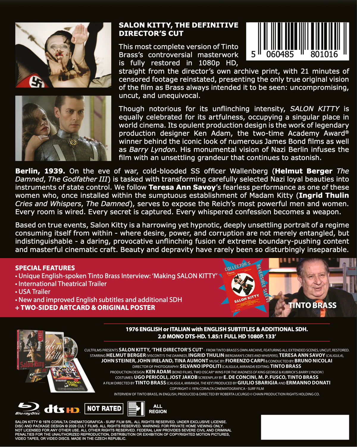 Back cover of Salon Kitty [Blu-ray]