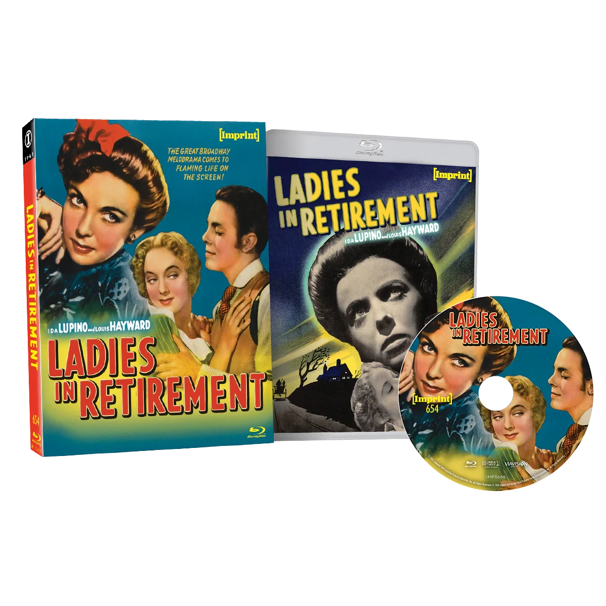 Packshot of Ladies In Retirement (1941) Limited Edition [Blu-ray]