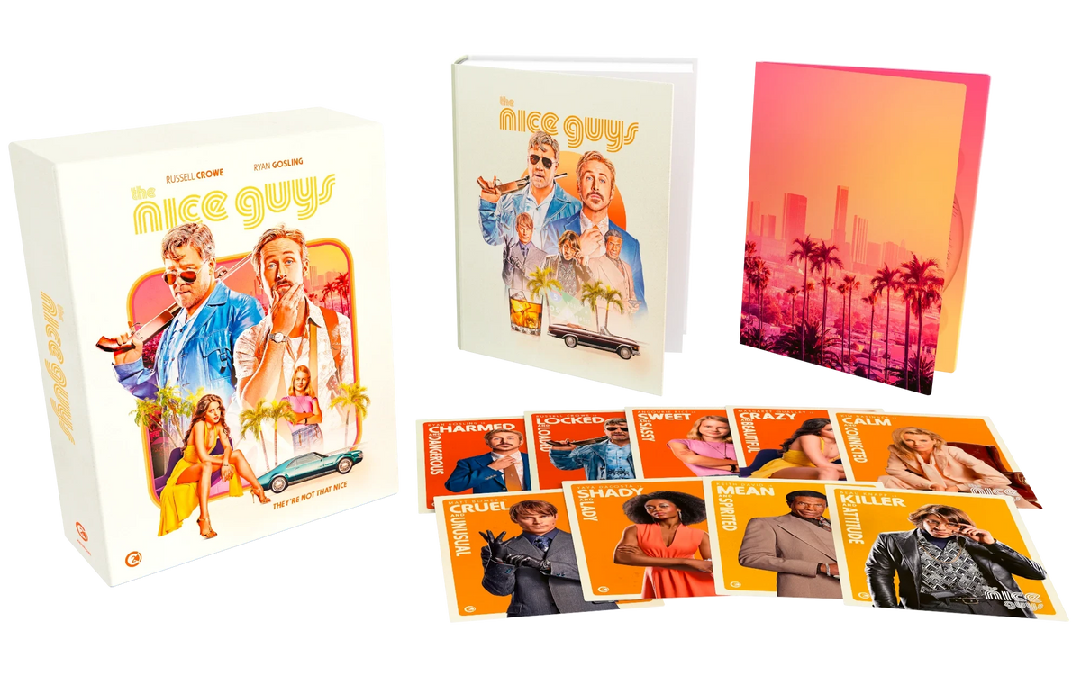 Box contents of The Nice Guys Limited Edition (UK Import) [4K Ultra HD + Region B Blu-ray]