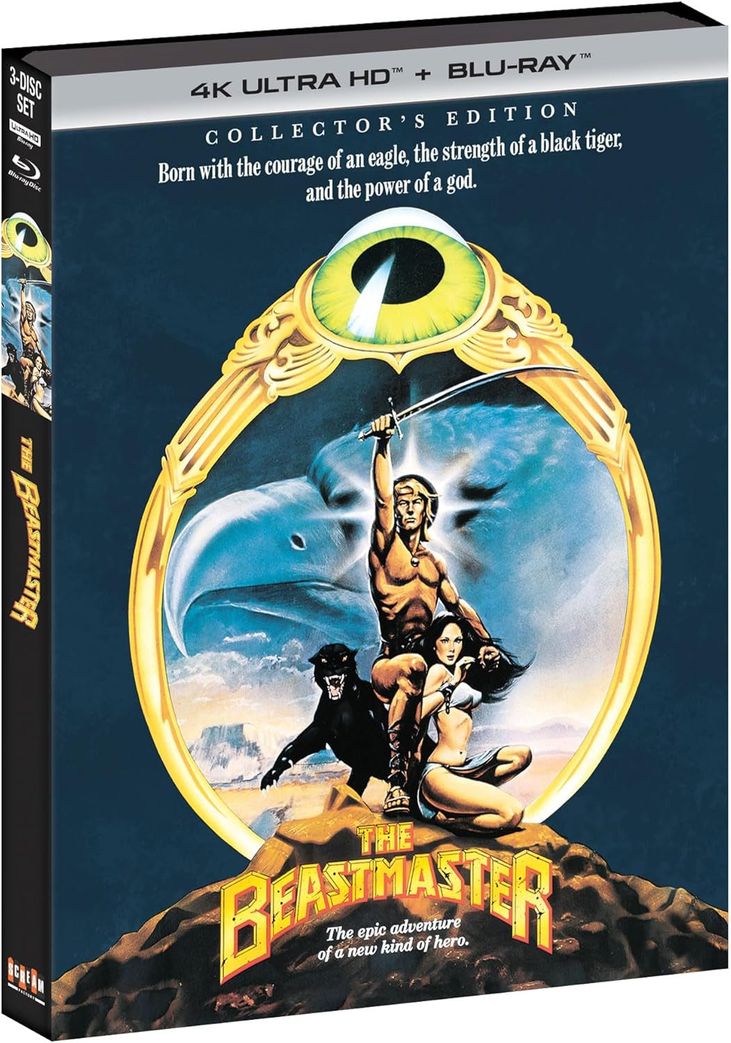 3D art of The Beastmaster Collector's Edition [4K Ultra HD + Blu-ray]