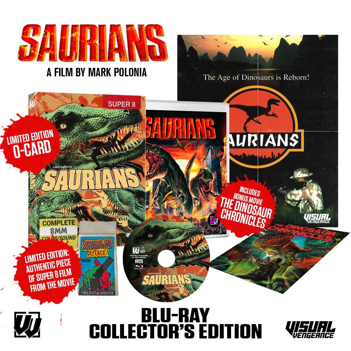 Box contents of Saurians (Collector's Edition) [Blu-ray]