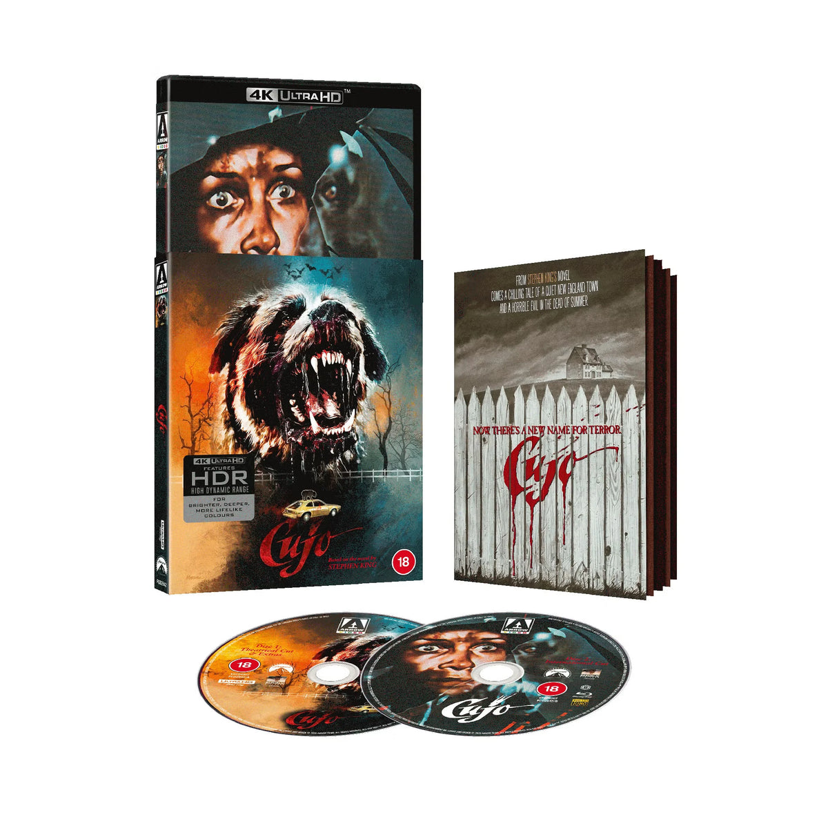 Packshot of Cujo Limited Edition (UK Import) [4K Ultra HD + Region B Blu-ray]